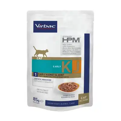 Veterinary Hpm Cat Kj1 Early Kidney & Joint Sachet Repas à TIGNIEU-JAMEYZIEU