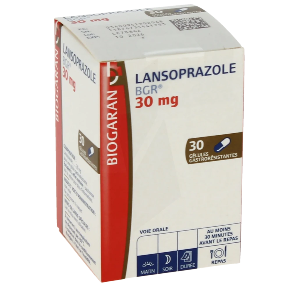 Lansoprazole Bgr 30 Mg, Gélule Gastro-résistante