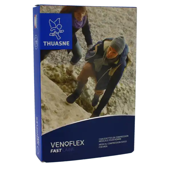 Venoflex Fast 2 Chaussette Laine Homme Anthracite Taille 3n