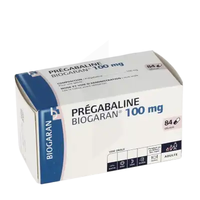 Pregabaline Biogaran 100 Mg, Gélule à Chelles
