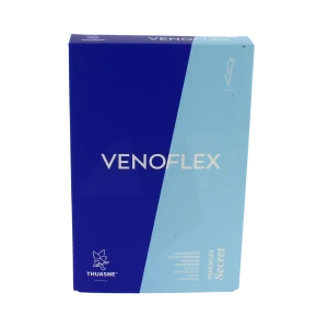 Venoflex Secret 2 Chaussette Pied Ouvert Femme Beige Bronzant Taille 2n