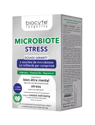 Biocyte Microbiote Stress Comprimés B/30