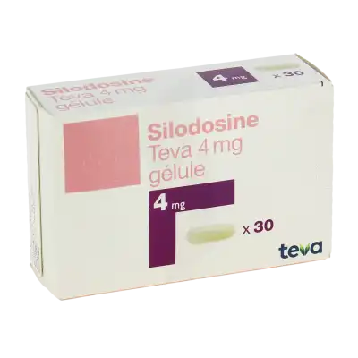 Silodosine Teva 4 Mg, Gélule à Eysines
