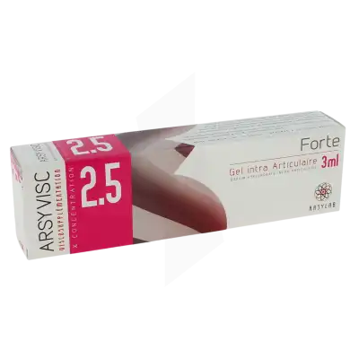 Arsyvisc S Inj Forte 2,5 % 1ser/3ml à Alpe d'Huez