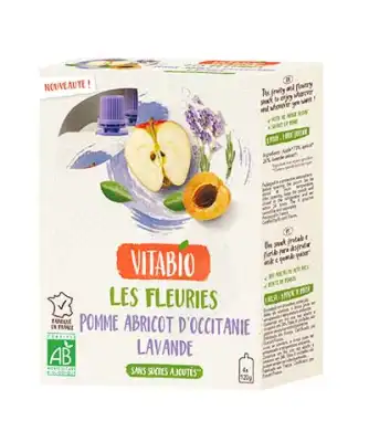 Vitabio Gourde Fruits Et Fleur Pomme Abricot Lavande à LIEUSAINT