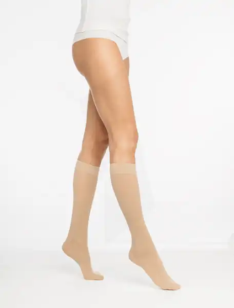 Sigvaris Essentiel Semi-transparent Chaussettes  Femme Classe 2 Naturel Xsmall Normal