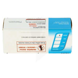 Ibuprofene Zentiva 400 Mg, Comprimé Pelliculé