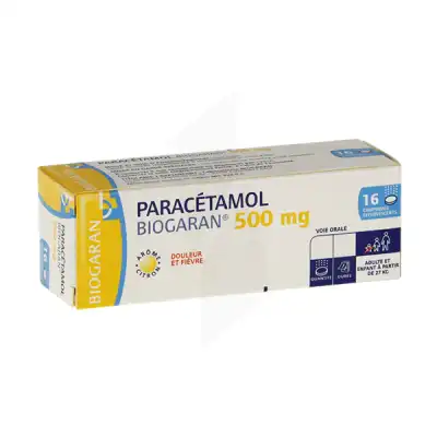 Paracetamol Biogaran 500 Mg, Comprimé Effervescent à STRASBOURG