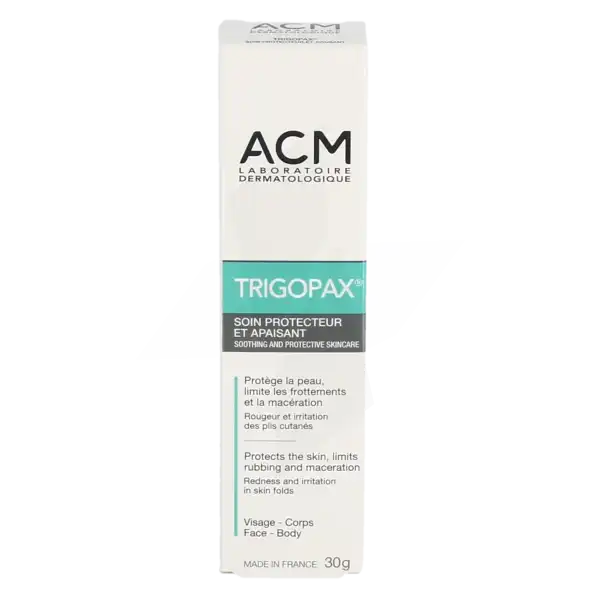 Acm Trigopax Crème Soin Protecteur Irritation Plis T/30ml