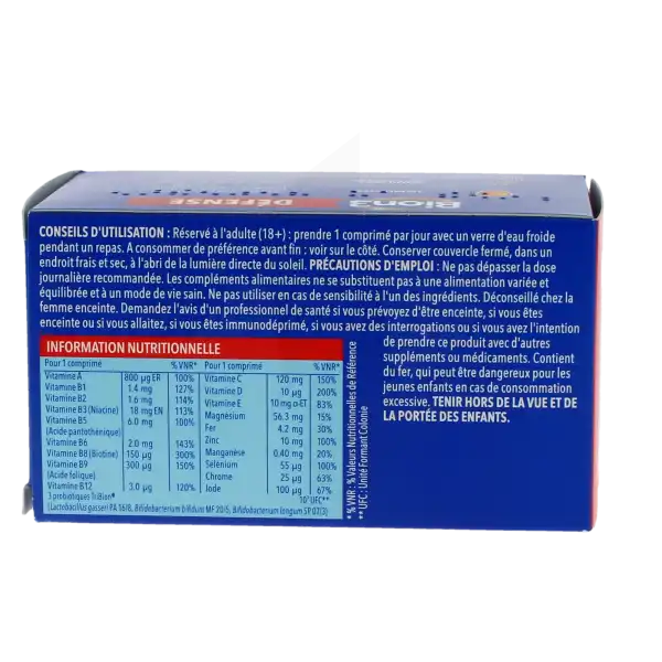 Bion 3 Défense Adulte Comprimés Boîte De 90