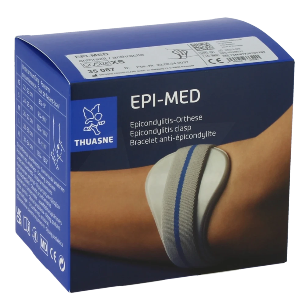 Epimed Promaster Bracelet Anti-épicondylite Gris Xs