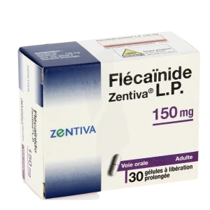 Flecainide Zentiva Lp 150 Mg, Gélule à Libération Prolongée