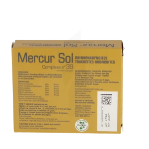 Mercur Sol Complexe N°39, Comprimé Sublingual