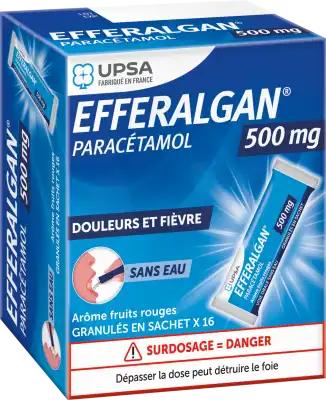 Efferalgan 500 Mg, Granulés En Sachet à Saint-Etienne