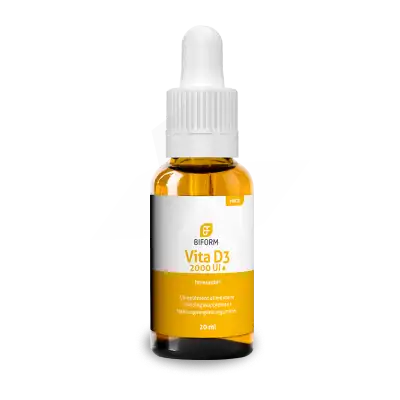 Biform  Vita D3 2000ui Fl Compte-gouttes/20ml à ALBERTVILLE