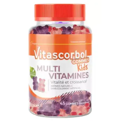 Vitascorbolgommes Multi Kids Gomme Pot/45 à MENTON