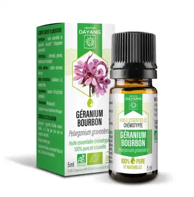 Dayang Huile Essentielle Géranium Bourbon Bio 10ml à CHAMPAGNOLE