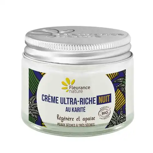 Fleurance Nature Crème De Nuit Ultra-riche Au Karité Pot/50ml