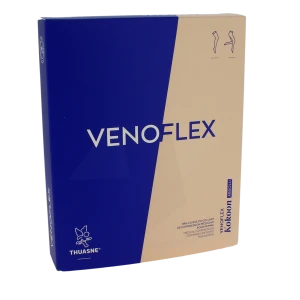 Venoflex Kokoon Absolu 2 Bas Cuisse Femme Beige Naturel Taille 3n