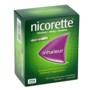 Nicorette Inhaleur 10 Mg, Cartouche Pour Inhalation Buccale