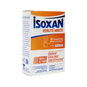 Isoxan Vitalité Adulte Comprimés Effervescents B/20 à Lieusaint
