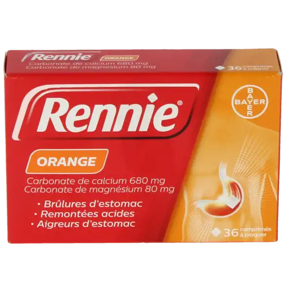 Rennie Orange, Comprimé à Croquer