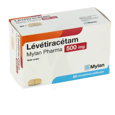 Levetiracetam Viatris 500 Mg, Comprimé Pelliculé à Nice