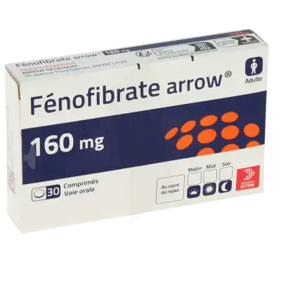 Fenofibrate Arrow 160 Mg, Comprimé à TOULOUSE