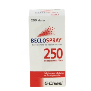 Beclospray 250 Microgrammes/dose, Solution Pour Inhalation En Flacon Pressurisé