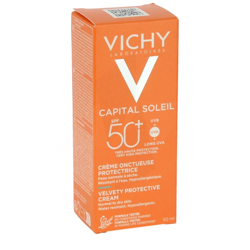Vichy Idéal Soleil Spf50 Crème Onctueuse Visage T/50ml