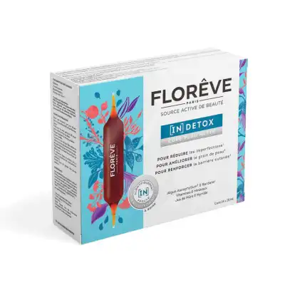 Florêve [in] Détox Cure Anti-acné Shots Myrtille 14 Ampoules/15ml à Avon