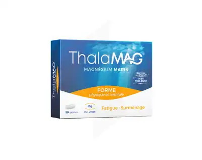 Thalamag Forme Physique & Mentale Magnésium Marin Fer Vitamine B9 Gélules B/30 à Saint-Médard-en-Jalles