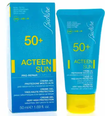 BIONIKE ACTEEN SUN 50 + Crème gel peau séborrhéique à tendance acnéique T/50ml