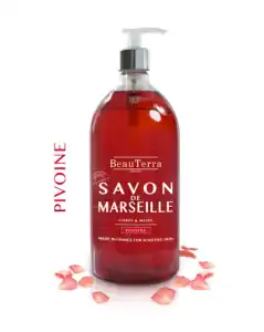 Beauterra - Savon De Marseille Liquide - Pivoine - 1l à Paris