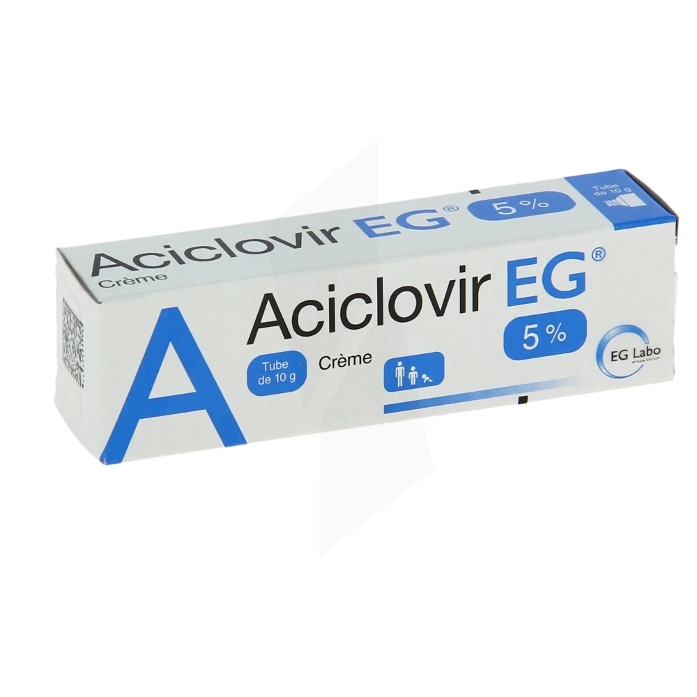 Aciclovir Eg 5 Pour Cent, Crème