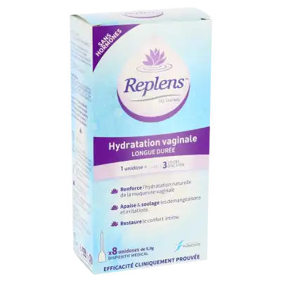 Replens Gel Vaginal Hydratant 8 Unidoses/2,5g à Mimizan