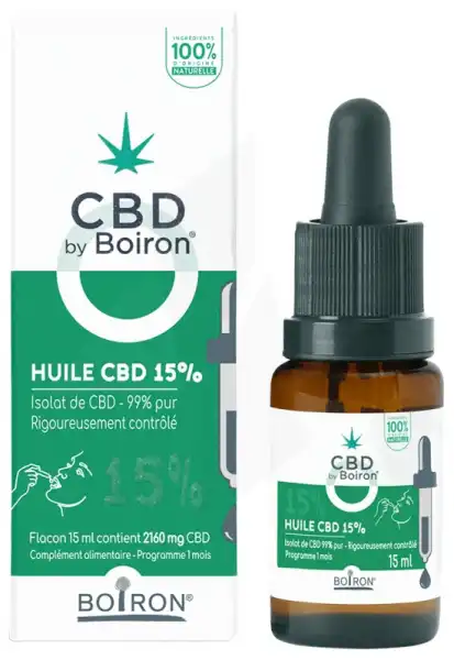 Boiron Cbd Huile Buvable 15 % Fl Cpte-gttes/15ml