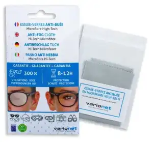 Acheter VARIONET Essuie-verres anti-buée en microfibre High-tech - 300 utilisations à CAHORS