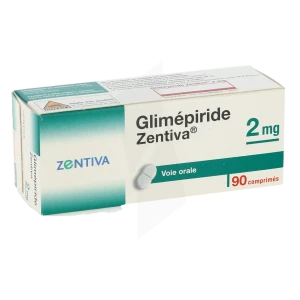 Glimepiride Zentiva 2 Mg, Comprimé