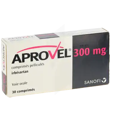 APROVEL 300 mg, comprimé pelliculé