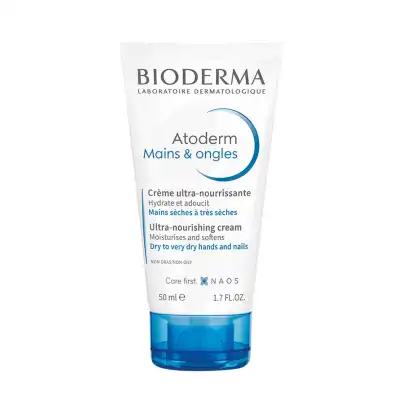 Bioderma Atoderm Mains & Ongles Crème Hydratante Peau Sèche Et Abîmée 50ml à Angers