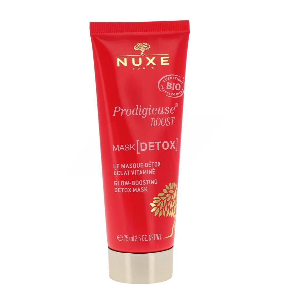 Nuxe Prodigieuse Boost Masque Détox Eclat Vitaminé Tube De 75 Ml