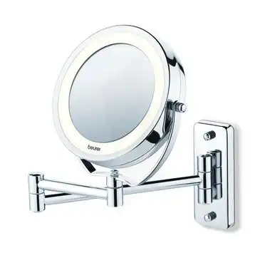Miroir éclairé 2 en 1 : mural ou à poser