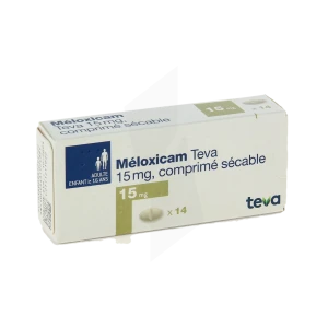 Meloxicam Teva 15 Mg, Comprimé Sécable