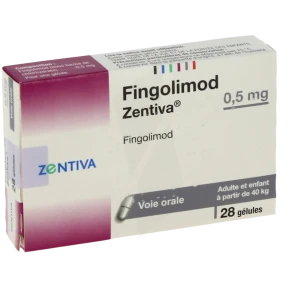 Fingolimod Zentiva 0,5 Mg, Gélule