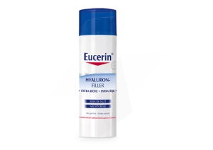 Eucerin Hyaluron-filler Extra Riche Emulsion Soin Anti-rides De Nuit 50ml