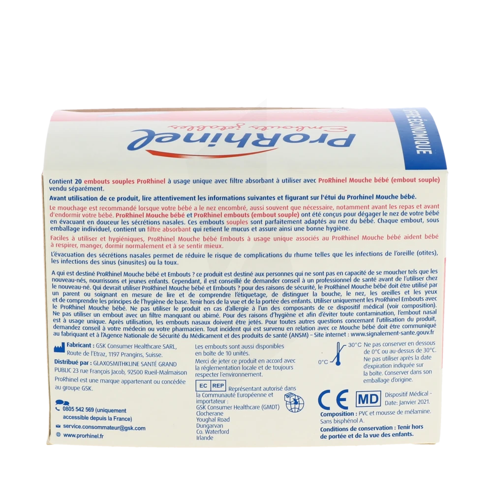 Grande Pharmacie Des Marechaux - Parapharmacie Prorhinel 20 Embouts Pour Mouche  Bébé - Haguenau