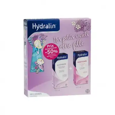 Hydralin Quotidien Gel Lavant Usage Intime 200ml+mademoiselle 200ml à RUMILLY