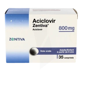 Aciclovir Zentiva 800 Mg, Comprimé