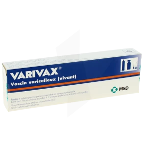 Varivax, Poudre Et Solvant Pour Suspension Injectable En Seringue Préremplie. Vaccin Varicelleux (vivant)